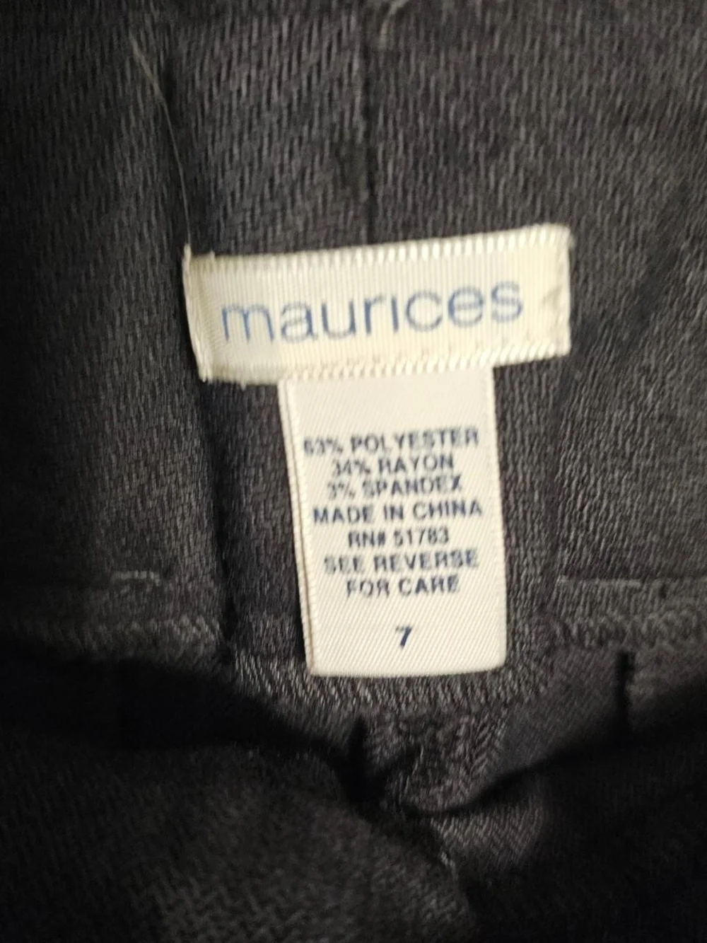 Maurice's Womens Black Skirt With A Grunge Vibe